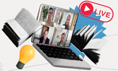 illustration of computer and lightbulbs indicating bright ideas